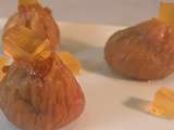 Figues farcies au foie gras et gelée de monbazillac