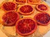 Tarte Orange sanguine et fève Tonka
