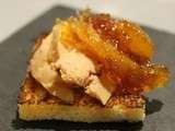 Foie gras sur pain perdu et chutney de mangue