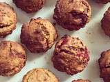 Muffins protéinés aux framboises & pistaches