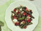 Salade asperges & mozzarella