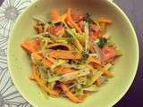 Salade chaude de légumes