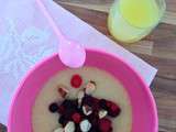 Porridge de Polenta { sans lactose, san gluten} mais avec du goût