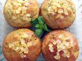 Muffins au citron confit et à la menthe (sans gluten)