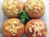 Muffins au citron confit et à la menthe (sans gluten)