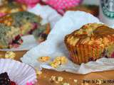 Crunchy Muffins / Muffins Croustillants aux Fruits Rouges