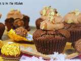 Cupcakes Chocolat & Ferrero Rocher