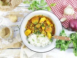 Curry Indien Végétarien {Aloo Matar}