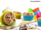 Muffins au Chocolat au Lait & Pépites de Chocolat Blanc - La Mère Poulard