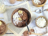Overnight Porridge Chocolat et Coco