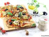 Pizza Végétarienne aux Saveurs Méditerranéennes