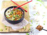 Soupe Miso, Nouilles de Riz et Petits Légumes