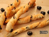 Flûtes de pain aux olives
