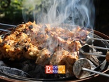 Kebab de brochettes de poulet