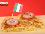 Quiche aux poireaux et saucisson neuchâtelois