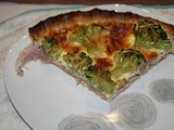 Quiche aux brocolis et jambon