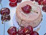 Crumble cherry : cheesecake à la cerise sur base crumble