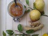 Confiture de poires au miel d’acacia et au gingembre