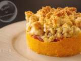 Crumble de courge butternut au parmesan, bacon et oignons… un goût de paradis