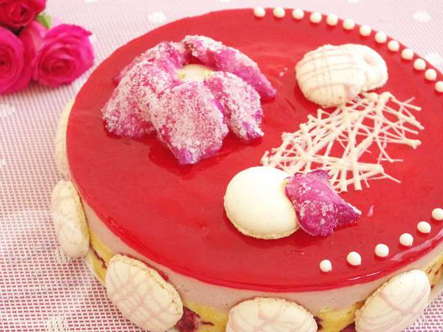 Entremet framboise amande – Les Gourmandises de Némo