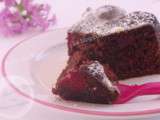 Gâteau moelleux chocolat-framboises… recette minute au micro-ondes