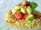 Quinoa au thon, crudités et noisettes pilées… Entrée fraîcheur, santé et légèreté