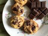 Cookies au praliné et huile de cacahuète