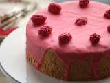 Angel cake aux pralines roses
