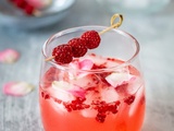 Cocktail Ispahan, framboise, rose et litchi