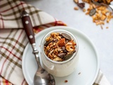 Granola amandes et chocolat au jus d’orange