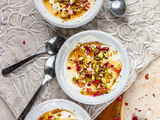 Labné au miel, pistaches et fleur d’oranger