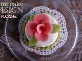 Mini cake design à la rose