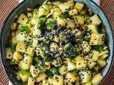 Salade de concombre au miso