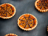 Spider pumpkin pie, tartelette pécan et potimarron pour Halloween