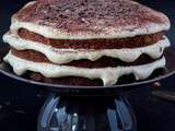 Sponge cake tiramisu