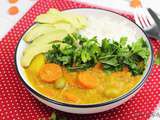 Curry de carottes et de patates douces