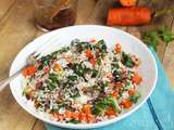 Salade de riz aux bettes et carottes