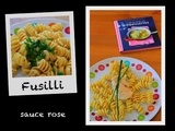 Fusilli sauce rose