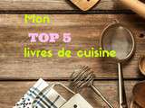 « top 5 » des livres de cuisine québécois