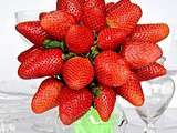 Bouquet de fraises fraiches natures volet 1