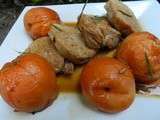 Filet mignon aux abricots