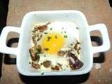 Oeufs cocotte aux cèpes