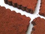 Carrés moelleux au cacao ou... comment recycler un gâteau trop sec/cuit