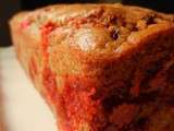Cake rose: pralines/framboises