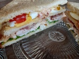 Club sandwich poulet / lard / oeuf / mayo