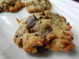 Cookies, version pralinoise/amandes/chocolat