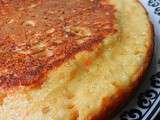 Gâteau salé cuit à la poêle: version chorizo/tomates séchées/parmesan