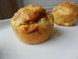 Muffins feta/jambon cru/tomates sechees