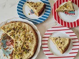 Fondant à la pistache et sa couverture