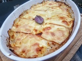 Gratin de chou-fleur frais et fromage à raclette